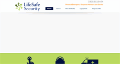 Desktop Screenshot of lifesafesecurity.com